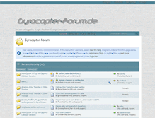 Tablet Screenshot of gyrocopter-forum.de